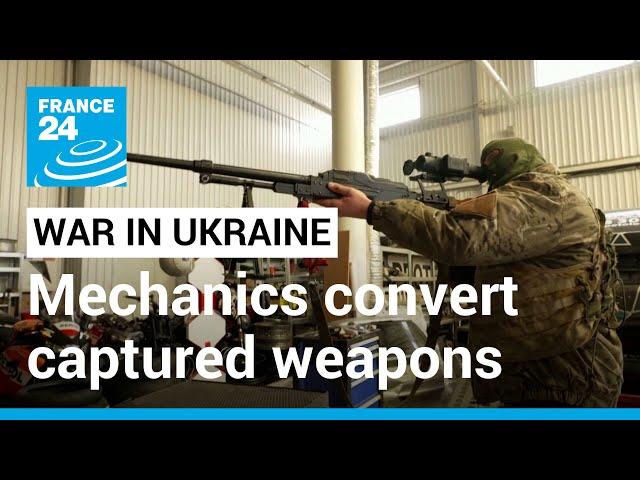 The Kyiv car mechanics converting captured Russian weapons for Ukraine’s troops • FRANCE 24