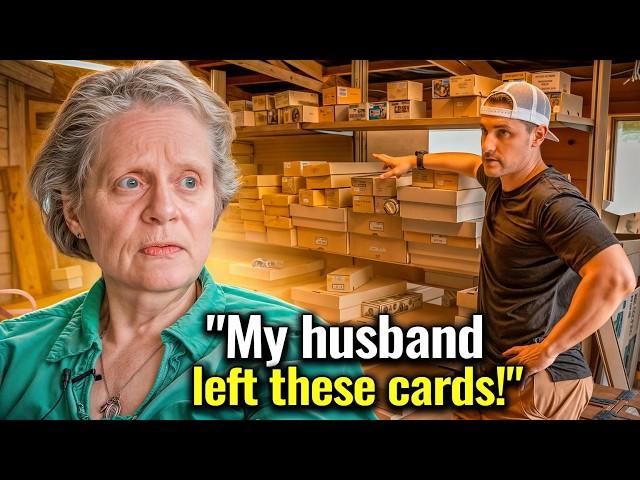 Her ENTIRE BARN is FULL of SPORTS CARDS!