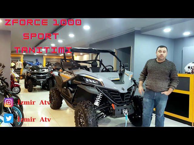 TÜRKİYEDE ilk CFMOTO ZFORCE 1000 utv Sport Tanıtımı.