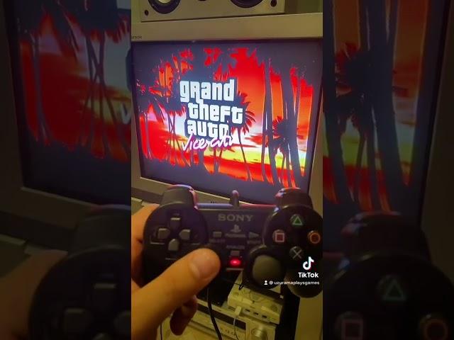 GTA Vice City on Playstation 2!