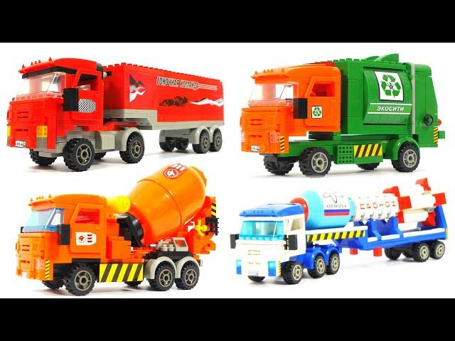 How to Build Lego Kamaz Trucks - Gorod Masterov