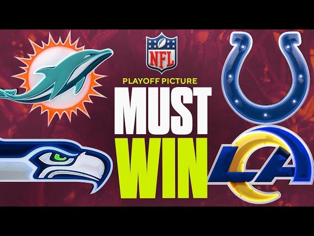 These teams MUST WIN to keep their playoff hopes alive | Updated NFL Playoff Picture