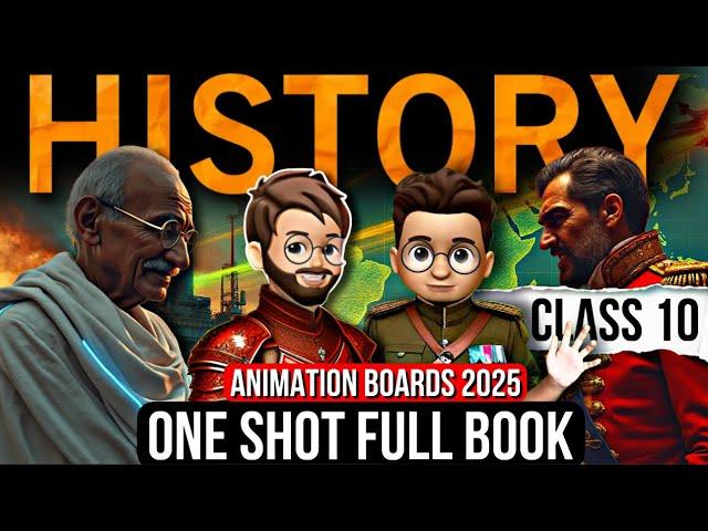 History Class 10 One Shot | Class 10 History All Chapters | History One Shot Boards 2025