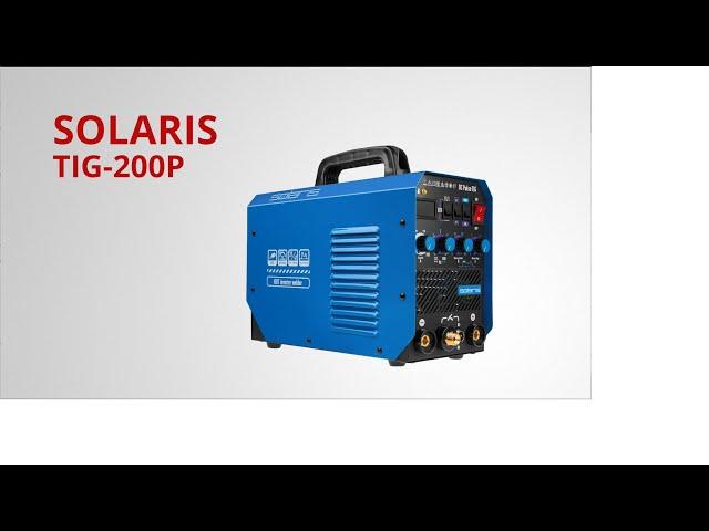 SOLARIS TIG-200P Инверторный аппарат аргонодуговой сварки