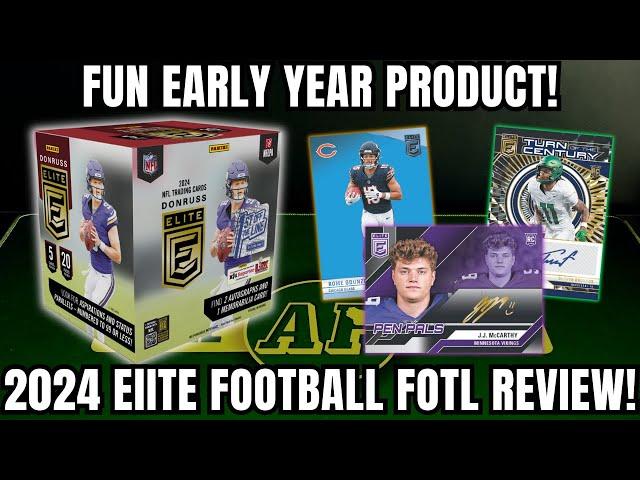 HOME OF THE ROOKIE PEN PALS! 2024 Panini Elite Football FOTL Hobby Box Review