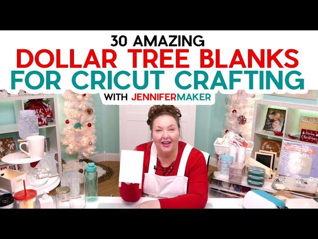 Dollar Tree Crafts | 30 AMAZING Dollar Tree Blanks for Cricut Crafting!