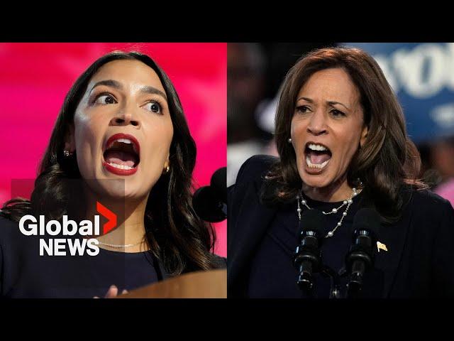 Harris, Ocasio-Cortez condemn “garbage” Puerto Rico insult at Trump rally