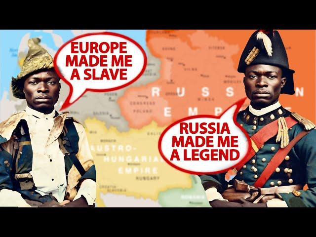 Hannibal African man made slave in Europe that Russia saved to make General