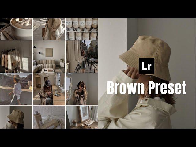 Brown Preset Lightroom Mobile Tutorial