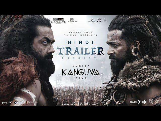 Kanguva - Trailer (Hindi) |Suriya|Bobby Deol|Disha Patani|Devi Sri Prasad|Siva|Studio Green|Concept