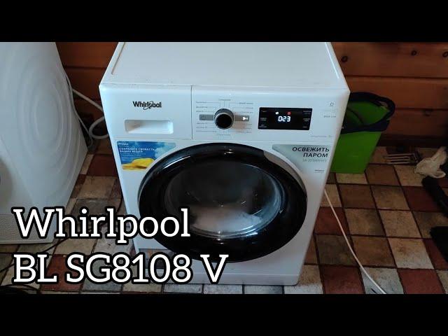 Обзор стиральной машины Whirlpool BL SG8108 V 8кг