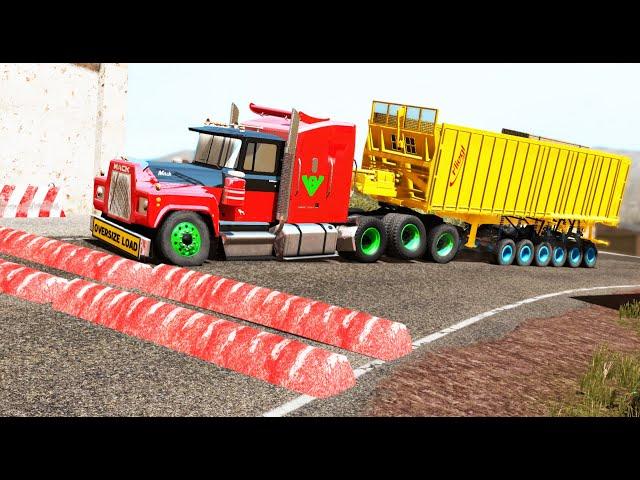 Trucks vs Speed Bumps #40 | BeamNG:DRIVE