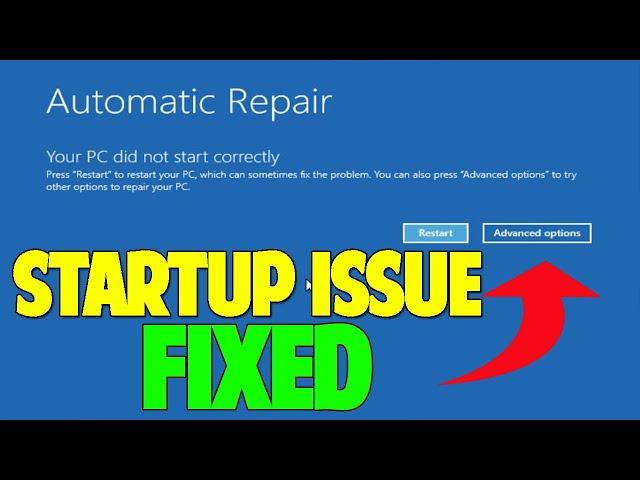 How to Fix Automatic Repair Loop and Startup Repair in Windows 10 - 5 WAYS