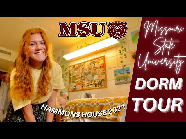 COLLEGE DORM TOUR | Missouri State University Hammons House 2021