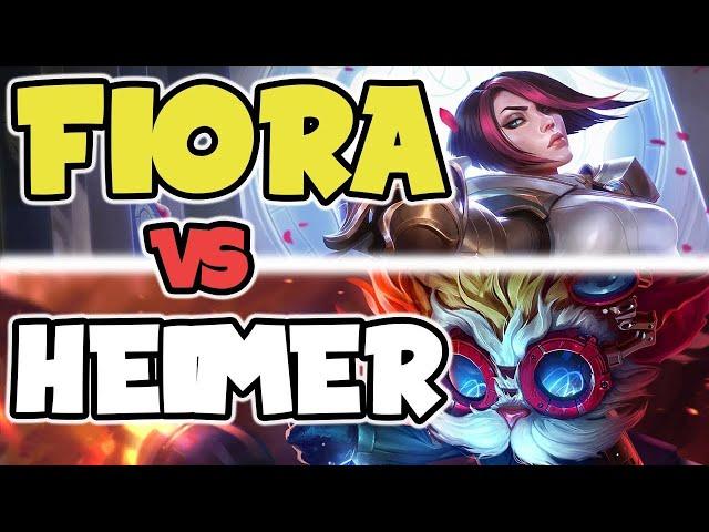 Fiora vs Heimerdinger New Season Full Ranked Gameplay #smurf