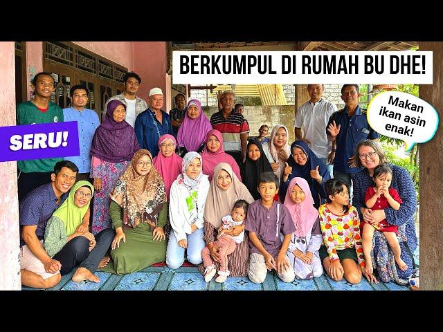 Berkunjung Ke Rumah Bu Dhe Waktu Lebaran Istri Bule Makan Nasi Jagung Dan Ikan Asin Pertama Kali