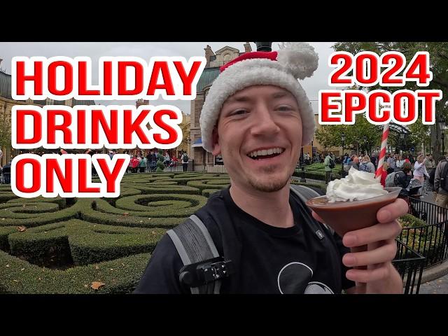 HOLIDAY Drinking Around the World at EPCOT 2024 (Ranking Christmas in Each Country)