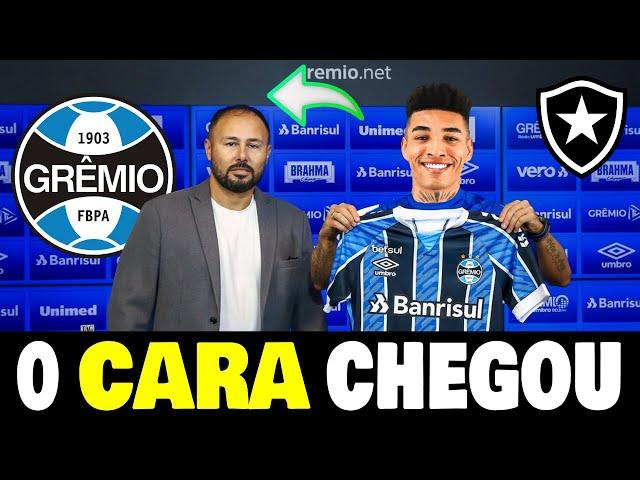  EXPLODIU AGORA! MAIOR REFORÇO DO GRÊMIO! CHORA BOTAFOGO! ÚLTIMAS NOTÍCIAS DO GRÊMIO HOJE