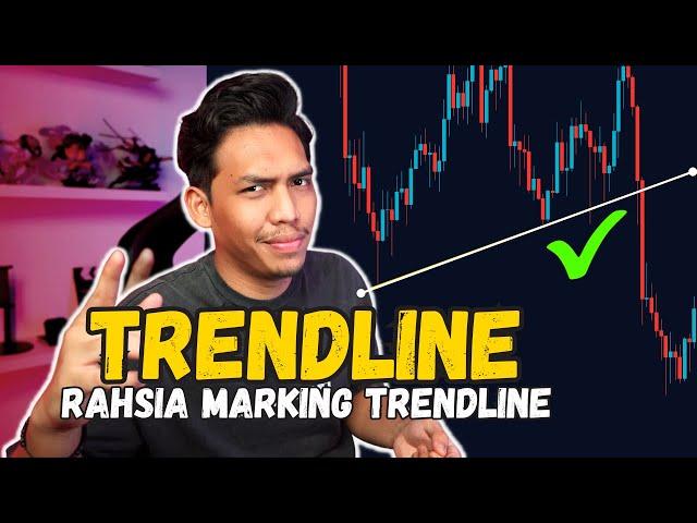 Belajar Forex Siri 11 | Teknik Rahsia Untuk Marking Trendline Dengan Betul !!