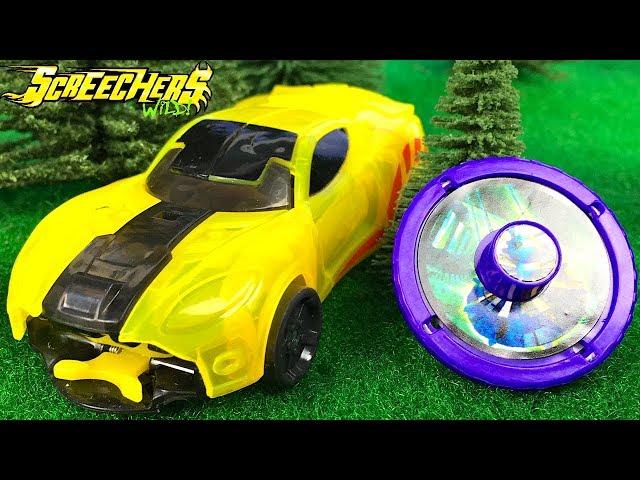 SCREECHERS WILD RAPID FIRE DISC BLASTER WITH THREE COLLECTIBLE SCREECHERS DISCS -  UNBOXING