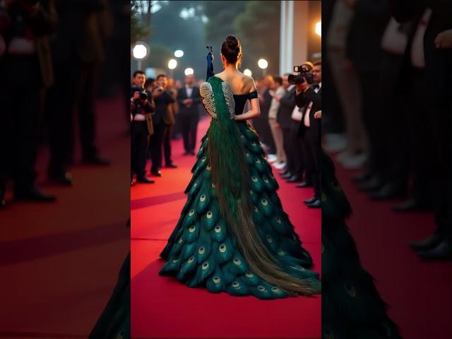 Red Carpet Like Never Before! Exotic Birds & Matching Costumes!  #redcarpet #birds #ai #celebrity