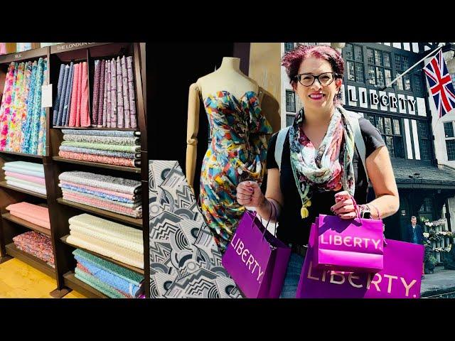 I went fabric shopping at Liberty London! Colorful prints fabric haul