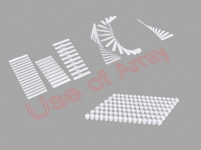 use of array in 3ds max | 3DS Max array animation Tutorial