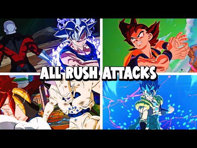 ALL RUSH ATTACKS - DRAGONBALL SPARKING ZERO