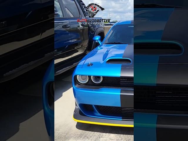 Rarer than a demon..B5 Blue 2023 LAST CALL SUPERSTOCK REDEYE challenger. #dodge #srt