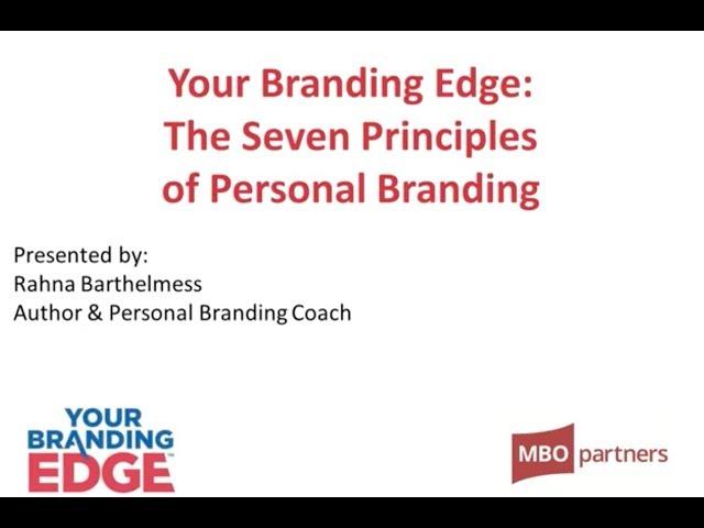 Building Your Personal Brand as an Independent Consultant