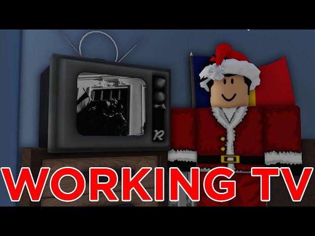 I made a working TV in Roblox...