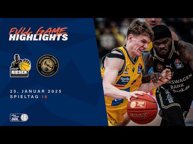 MHP RIESEN Ludwigsburg vs. Basketball Löwen Braunschweig - Full Game Highlights - Spieltag 18, 2024/