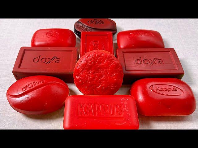 ASMR soap cutting Painted soap Relaxing soap АСМР мыло Хруст мыла