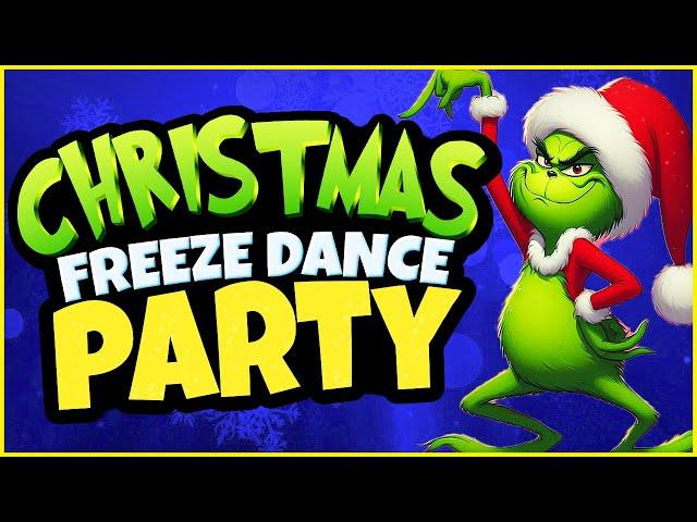 Christmas Freeze Dance Party  Grinch Brain Break  Andy's Coming  Floor is Hot Cocoa