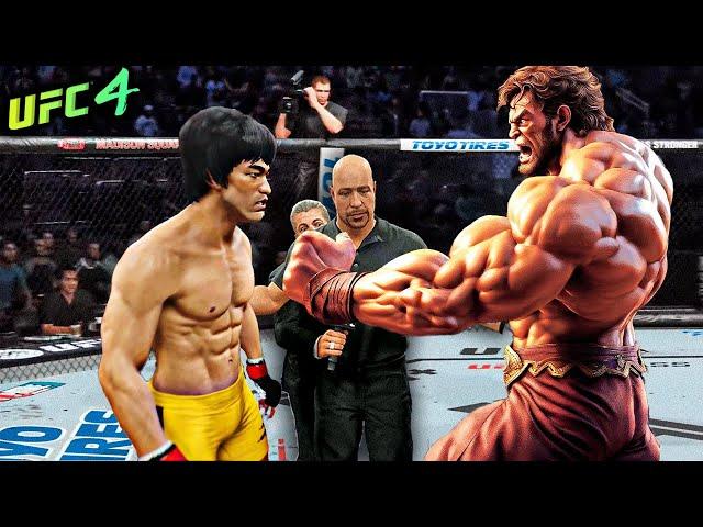 Bruce Lee vs. Danger Overseer (EA sports UFC 4)