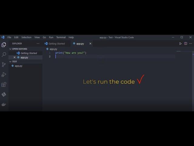 Get rid of terminal text and path in VSCode and have a clear output.