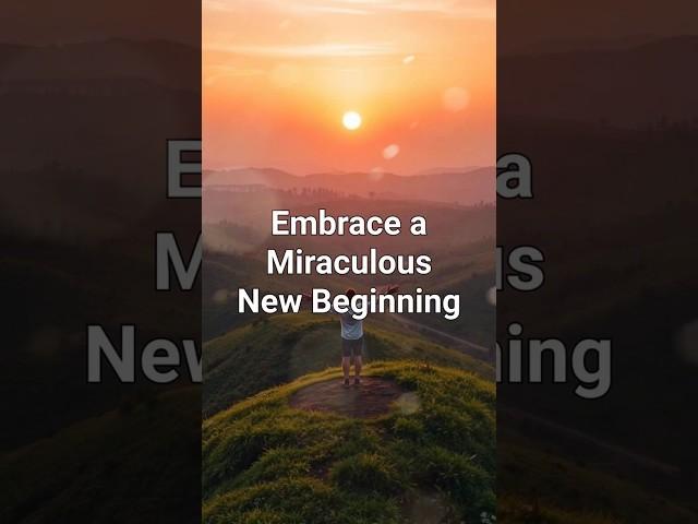 Today Is Your New Beginning — Don’t Miss This!  #christianmotivation #godmessage #jesus  #truth