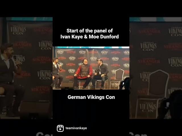 German Vikings Con Ivan Kaye (King Aelle) & Moe Dunford (Aethelwulf) Panel Pt. 1: Loving the Fans