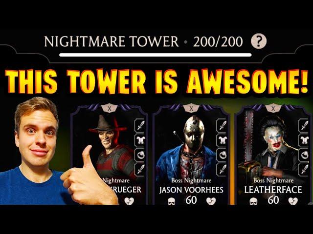 MK Mobile. Final Nightmare Tower Battle 200. I Love This Battle SO MUCH!