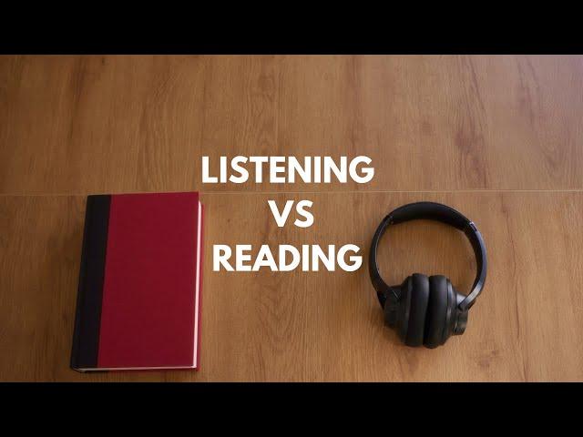 Why I don't think audiobooks count as reading.