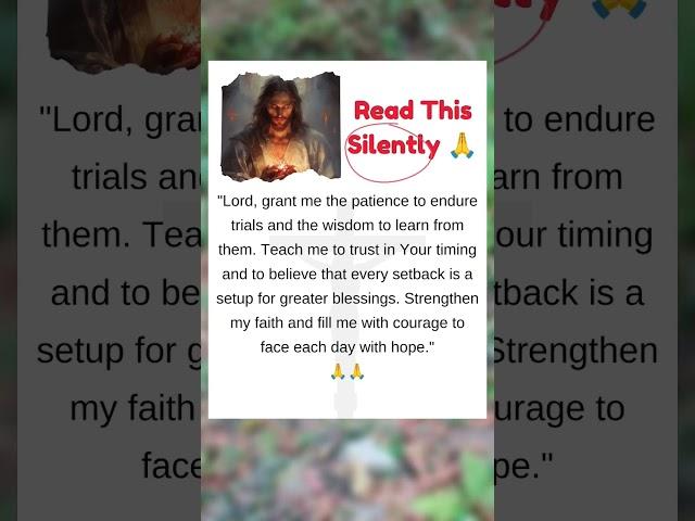 Read This Silently | god message today | god's message for you #bibleversequote #bibleactivities ️