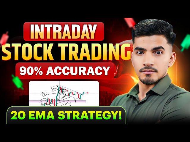 Intraday Stock Trading | 20 EMA Strategy to Capture Big Moves!