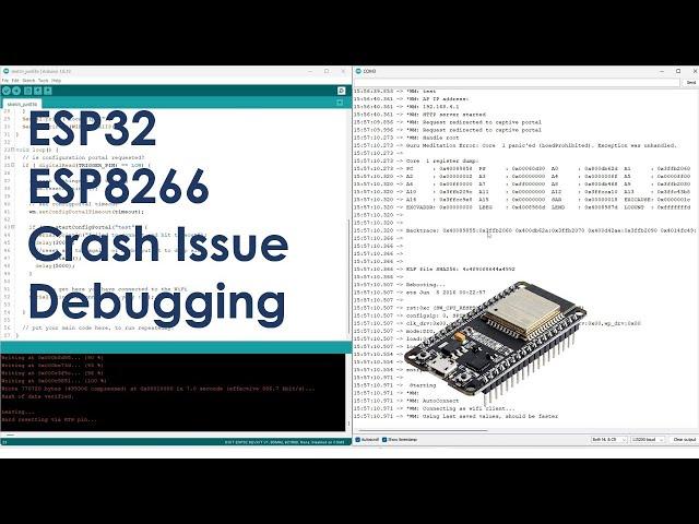 ESP32 ESP8266 Crash Debugging : Troubleshooting and Solutions