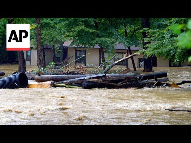 House swept away amid flooding in North Carolina after Hurricane Helene