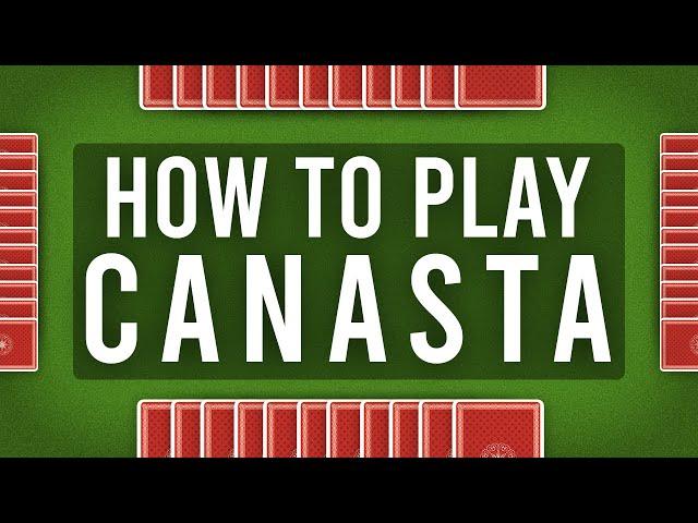 How to Play Canasta | canasta for beginners | canasta card game how to play