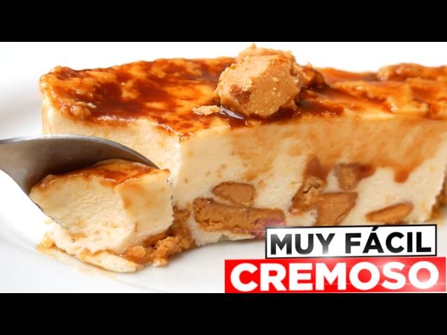 El POSTRE de TURRÓN Helado Más Fácil y Delicioso (PREPÁRALO EL DÍA ANTES Sin Horno)