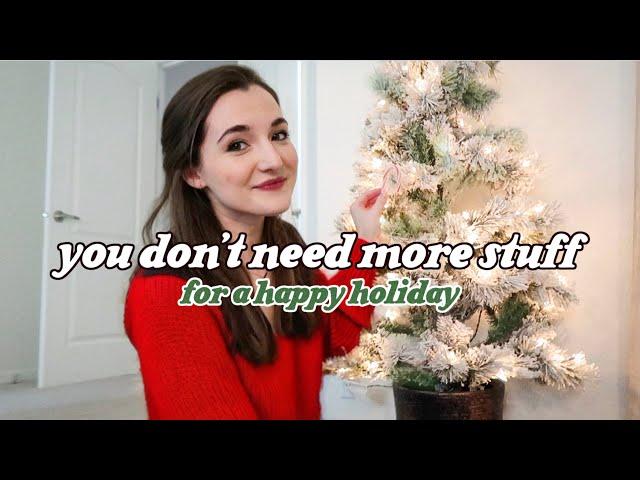 A COZY CHRISTMAS (minus the stress & clutter!) | affordable holiday decor christmas gift ideas 2024