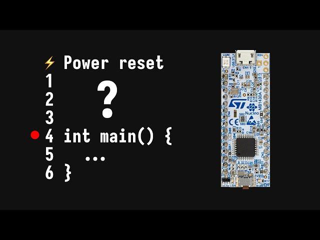 How a Microcontroller starts