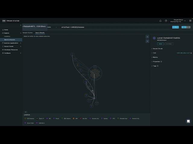 How to Explore Inventory and Build Queries  - VMware Aria Hub