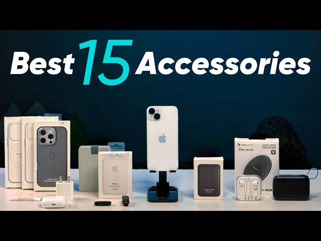 Best Must have Accessories for iPhone 15 Plus , iPhone 15 , 14, iPhone 13 , 16 Pro Max